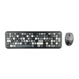 Hunter Gray XT Retro Kablosuz Klavye Mouse Seti