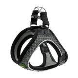 Hunter Köpek Göğüs Tasması Hilo Comfort Gri Siyah XXS-XS