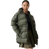Hunter Lemhi Sonic Welded Pu Puffer Kadın Yeşil Mont - Haki
