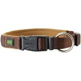 HUNTER NEOPREN Vario Plus köpek tasması, renk: kahverengi/karamel, dayanıklı naylon, yumuşak neopren dolgu, kademesiz ayarlanabilir, gerginlik azaltıcı, bakımı kolay, rahat, boyut: M-L/2,0