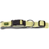 HUNTER NEOPREN Vario Plus köpek tasması, renk: Matcha/gri, dayanıklı naylon, yumuşak neopren dolgu, kademesiz ayarlanabilir, gerginlik azaltıcı, bakımı kolay, rahat, boyut: S-M/2,0