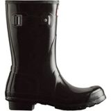 Hunter Original Short Gloss Boot Kadın Siyah Yağmur Çizmesi