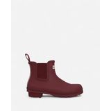 Hunter Originals Chelsea Tri Colour Logo Kadın Bordo Kısa Bot Wfs2354rma-Me