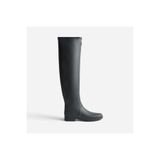 Hunter Originals Kadın Siyah Diz Üstü Wellington Uzun Bot Siyah Uzun Bot HFRW0006262-BLK