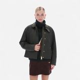 Hunter Originals Leith Geniş Kalıp Kadın Koyu Haki Mont Kadın Haki Mont HARW0065251-KM - XS