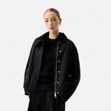 Hunter Originals Leith Geniş Kalıp Kadın Siyah Mont Harw0065251-Hb