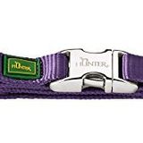 HUNTER Vario Basic ALU-STRONG boyun tasması, köpek tasması, naylon, alüminyum kilit, M, mor