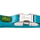 HUNTER Vario Basic alüminyum TRONG boyun, köpek tasması, naylon, alüminyum kilit, M, petrol