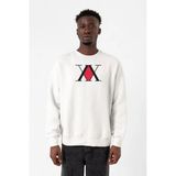 Hunter x Hunter Anime Logo Beyaz Erkek 2ip Sweatshirt