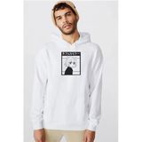 Hunter X Hunter Anime Neferpitou Beyaz Erkek 3İp Kapşonlu Sweatshirt