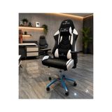 Huntes Oyuncu Koltuğu Ergonomik Gaming Siyah-Beyaz | Bel Destekli, Yükseklik Ayarlı, Ofis & Gamer Koltuğu HNTSBYZ01