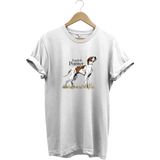Hunting Avcılık English Pointer Av Köpeği Baskılı %100 Pamuk Regular Fit Unisex T-Shirt - Beyaz