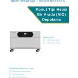 Huntkey Güneş Enerjisi Depolama Sistemi 10KW Inverter + 15KWH Batarya - Beyaz