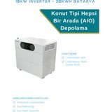 Huntkey Güneş Enerjisi Depolama Sistemi 10KW Inverter + 30KWH Batarya - Beyaz