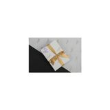 HUR-AY PACK Beyaz Üzeri Gold Handmade Yazılı Pelur Kağıdı / Hediye Paket Kağıdı/ 50X70 / 15 Adet