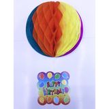 Huramarketing Happy Birthday Dekor 55 cm Kağıt Süs