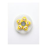 Hurbuy Mini Silikon Stres Çarkı Sarı Kuzu Figürlü Parmak Spinner Anti Stres Duyusal Oyuncak