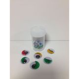 Hureggo Bubu Renkli Kirpikli Oynar Gözler 18 Mm 8 Gr