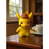 Hureggo Vintage Pokemon Pikachu Orijinal Şapkalı Figür Oyuncak 8 cm