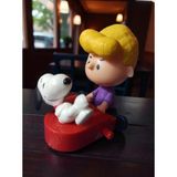 Hureggo Vintage Snoopy Sally Brown ve Piyano Figür Oyuncak & 9x8 cm