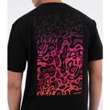 Hurley Bubble Back Print Erkek Siyah Tişört