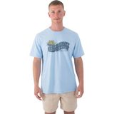 Hurley Naturally Stoked Ss Erkek Mavi Tişört - Renkli