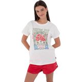 Hurley Organic Mikonos Tee Kadın Beyaz Tişört - Renkli