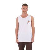 Hurley Tank Printing Press Flamengue Erkek Beyaz Tank Top