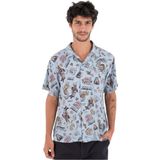 Hurley Woven Etam Erkek Mavi Tişört - XL