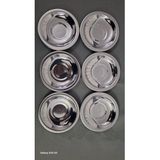 Hürpa Tedarik Çay Tabağı Metal ve Çay Kaşığı 24 adet