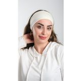 Hürrem Bone 3007_40 Krem Pratik Viskon Kumaş Sade Hazır Geçmeli Tesettür Bone