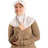 Hürrem Bone Bej Pratik Hazır Geçmeli Şapkalı Tesettür Eşarp Viskon Düz 2513_12 - Standart