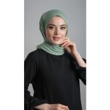 Hürrem Bone Çağla Yeşili Pratik Hazır Geçmeli Şal Viskon Kumaş Penye Şal 2108_32