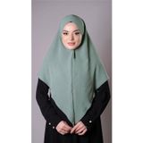 Hürrem Bone Çağla Yeşili Pratik Hazır Geçmeli Tesettür Eşarp Aerobin Kumaş Çapraz Hijab 2307_32