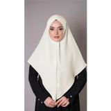 Hürrem Bone Ekru Pratik Hazır Geçmeli Tesettür Eşarp Aerobin Kumaş Çapraz Hijab 2307_27