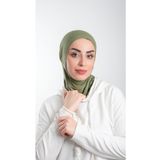 Hürrem Bone Fıstık Yeşili Pratik Hazır Geçmeli Tesettür Bone Sandy Kumaş Spor Hijab 2113_36
