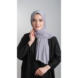 Hürrem Bone Gri Pratik Hazır Geçmeli Eşarp Sandy Kumaş Sade 1817_15