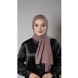 Hürrem Bone Gül Kurusu Pratik Hazır Geçmeli Tesettür Şal Örme Kumaş Taş Desenli 2118T_18