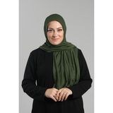 Hürrem Bone Haki Pratik Hazır Geçmeli Şal Viskon Önü Süngerli Penye Şal 2202_09