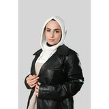 Hürrem Bone Krem Bağcıklı Peluş Salaş Balaklava Boyunluklu Bere Jakar Düz 2328_40