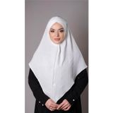 Hürrem Bone Krem Pratik Hazır Geçmeli Tesettür Eşarp Aerobin Kumaş Çapraz Hijab 2307_40