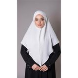Hürrem Bone Krem Pratik Hazır Geçmeli Tesettür Eşarp Aerobin Kumaş Düz Hijab 2309_40