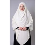 Hürrem Bone Krem Pratik Hazır Geçmeli Tesettür Eşarp Medine İpeği Bağcıklı Sufle Hijab 2301_40