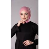 Hürrem Bone Pembe Pratik Hazır Geçmeli Tesettür Eşarp Sandy Kumaş Arkadan Çıtçıtlı 2206_04