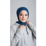 Hürrem Bone Petrol Mavisi Pratik Hazır Geçmeli Şal Viskon Kumaş Penye Şal 2108_17