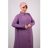 HÜRREM BONE Pudra Pratik Hazır Geçmeli Tesettür Bone Viskon Kumaş Şapkalı Aksesuarlı 2104_06