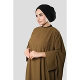 Hürrem Bone Siyah Drapeli Salaş Tesettür Bone Sandy Büzgülü 2315_01 - Standart