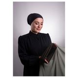 Hürrem Bone Su Yeşili Pratik Hazır Geçmeli Şal Şifon Boru Boneli 3001_32
