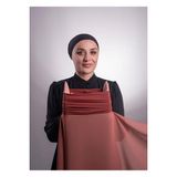 Hürrem Bone Taba Pratik Hazır Geçmeli Şal Şifon Boru Boneli 3001_33