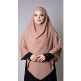 Hürrem Bone Taba Pratik Hazır Geçmeli Tesettür Eşarp Medine İpeği Bağcıklı Çift Katlı Sufle Hijab 2302_33